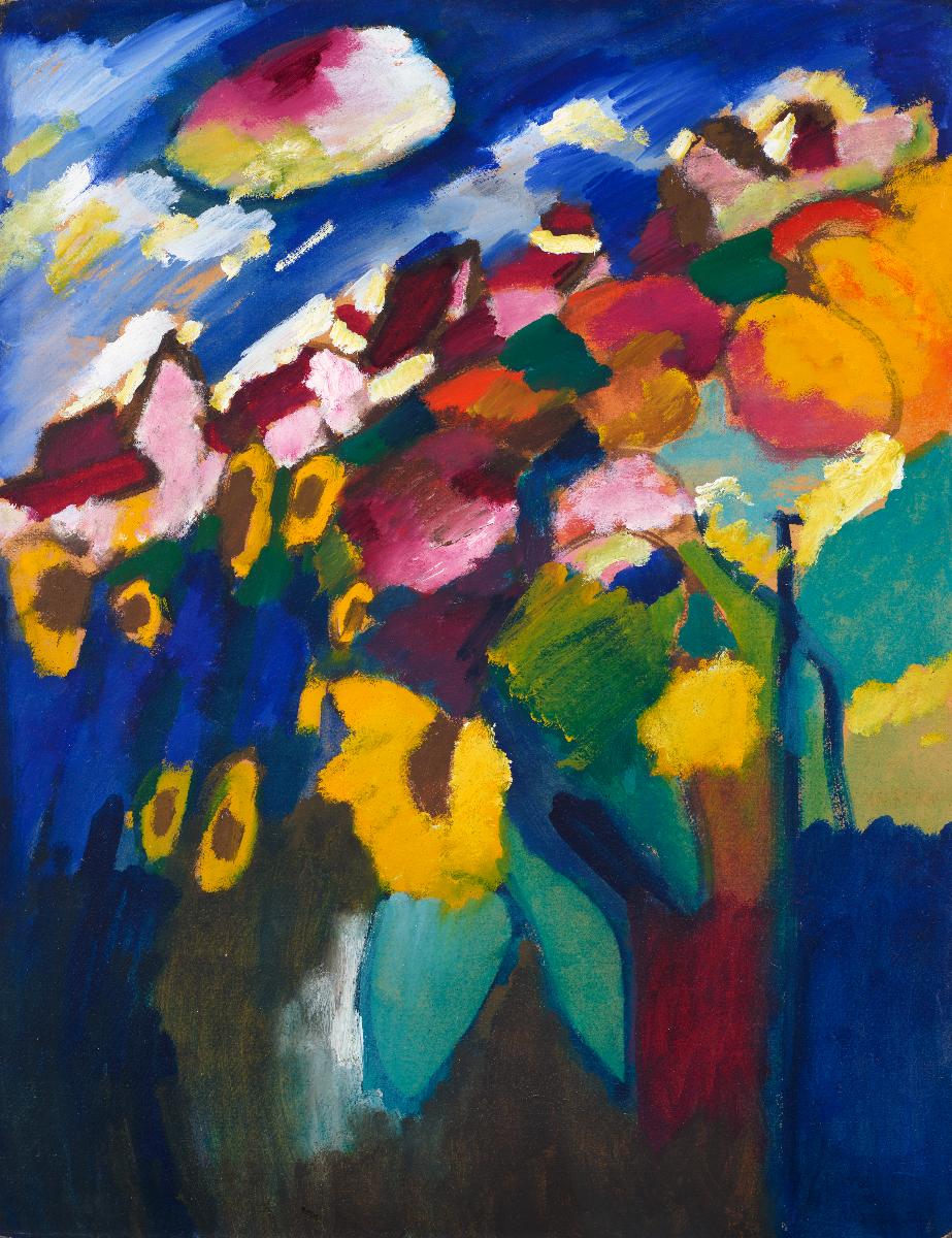Reproduction du tableau « Q124282679 - Vassily Kandinsky » par Alpha Reproduction en peinture à l’huile