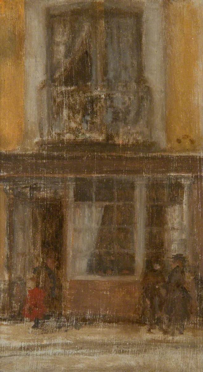 Reproduction du tableau « La Blanchisseuse, Dieppe - James Abbott McNeill Whistler » par Alpha Reproduction en peinture à l’huile