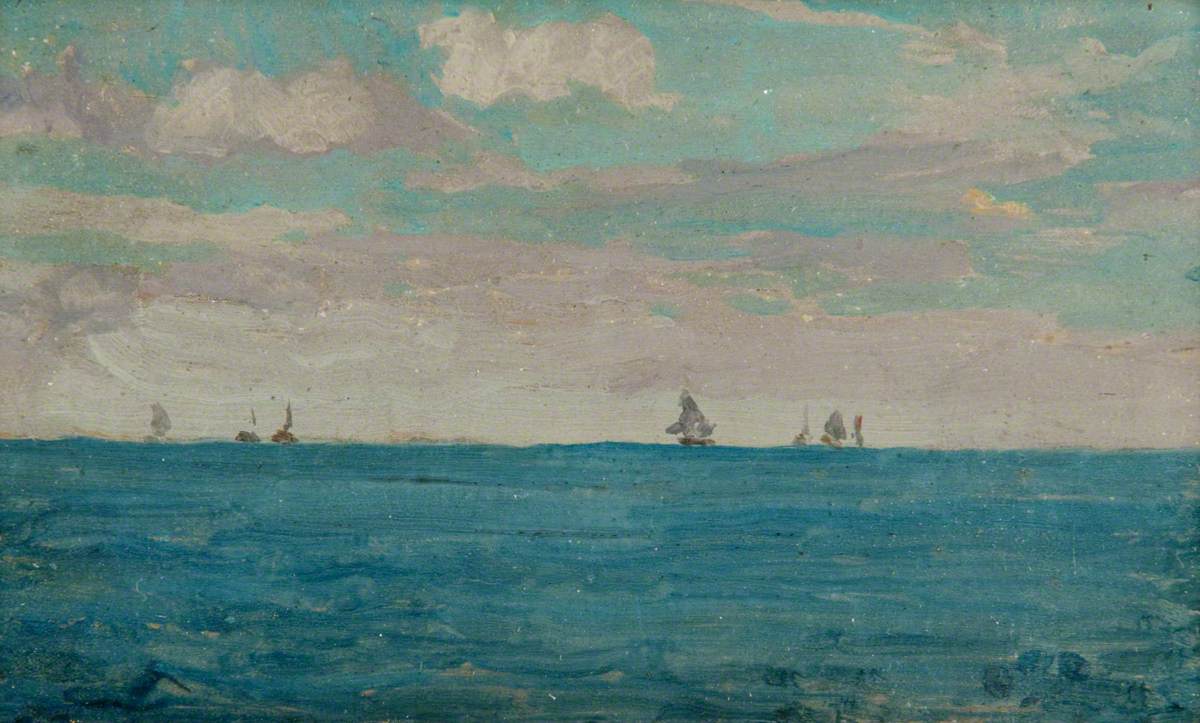 Reproduction du tableau « Le Bord de Mer, Dieppe - James Abbott McNeill Whistler » par Alpha Reproduction en peinture à l’huile