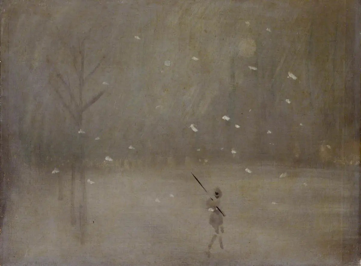 Reproduction du tableau « Tempête de neige : Nocturne - James Abbott McNeill Whistler » par Alpha Reproduction en peinture à l’huile