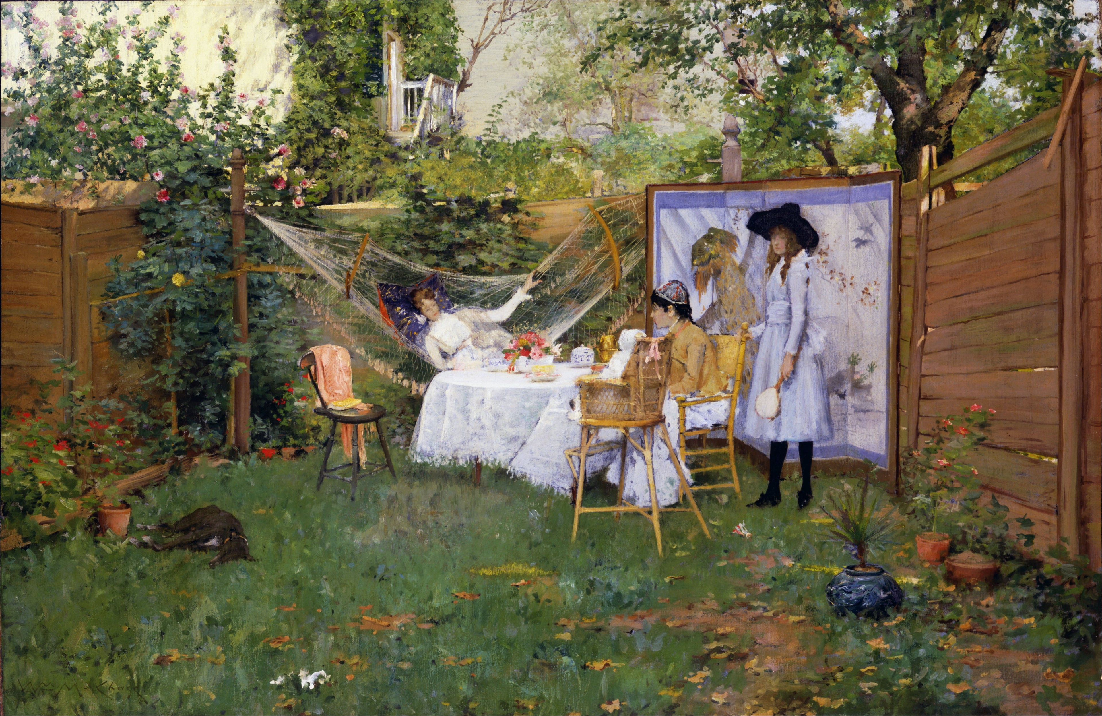 Petit-déjeuner en plein air - William Merritt Chase