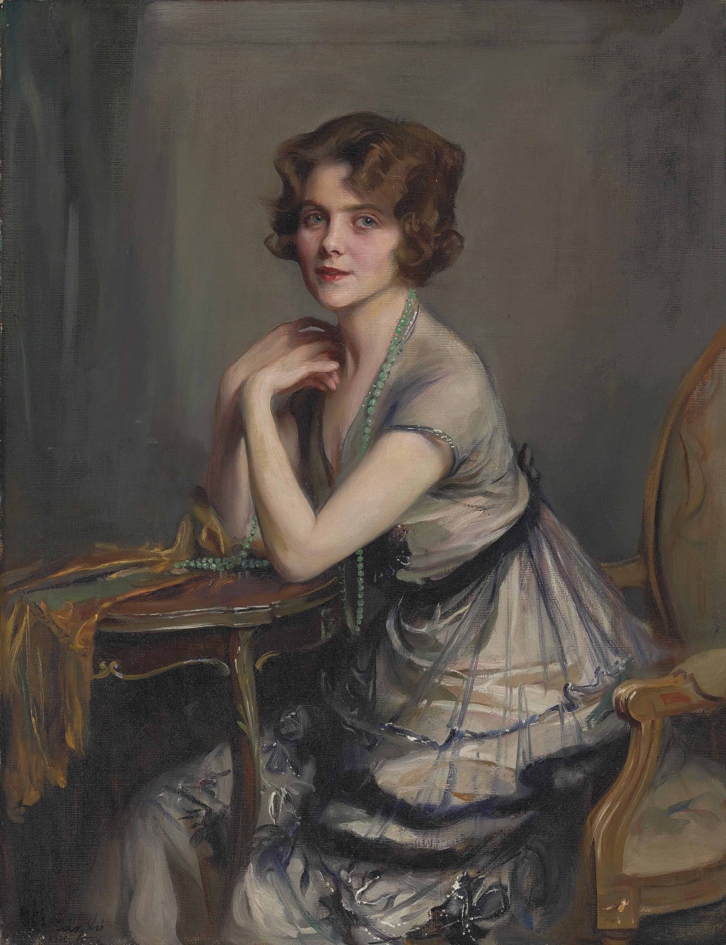 Portrait de Winnie Melville, Mme Derek Oldham - Philip de László