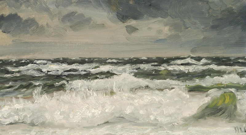 À la plage de Skagen. - Michael Peter Ancher