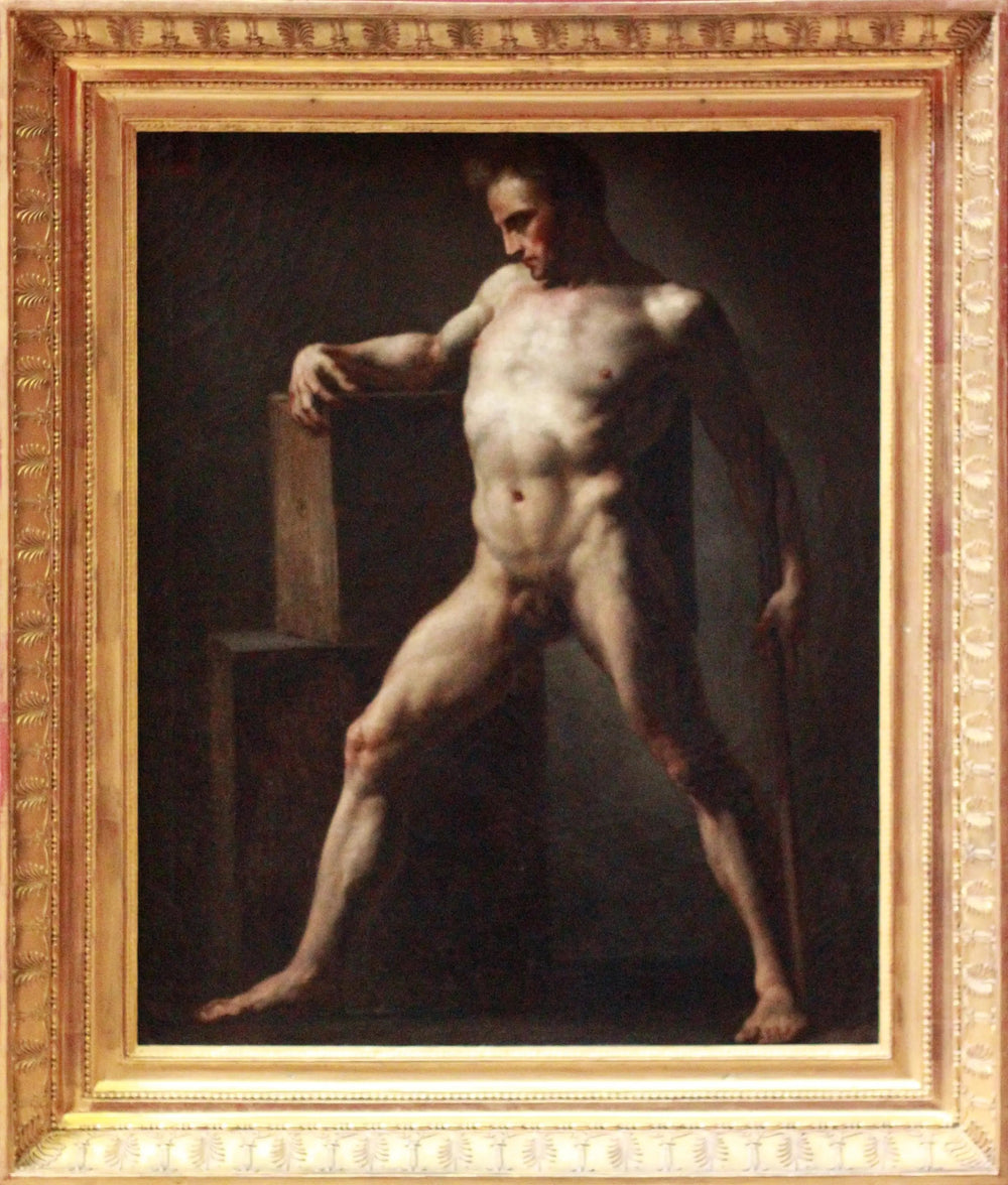 Académie d'homme - Théodore Géricault image 1 copie de tableau peinte à la main