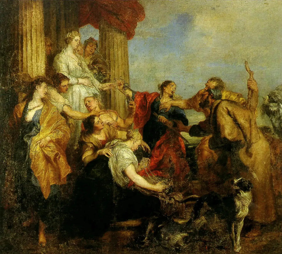 리코메드의 소녀들 사이에서 인정받는 아킬레우스 - 안톤 반 다이크

Source:
Achille reconnu parmi les filles de Lycomède - Antoine van Dyck