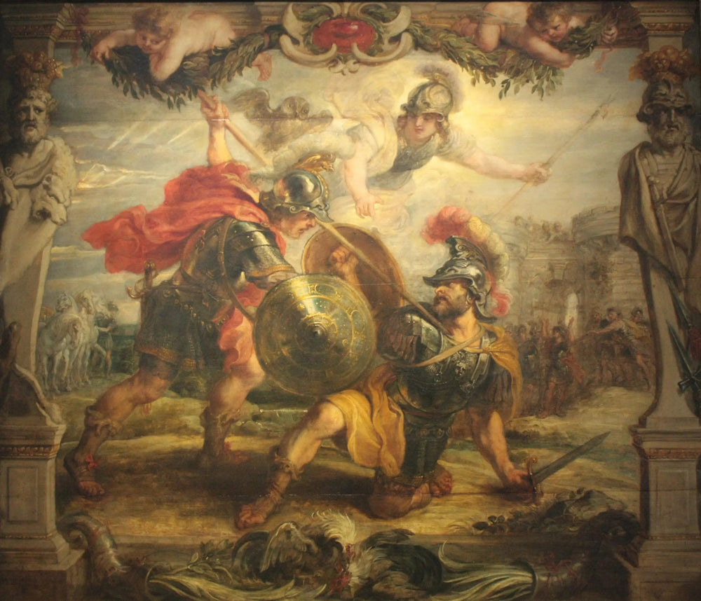 Achille vainqueur d'Hector - Peter Paul Rubens image 1 reproduction de peinture à l’huile