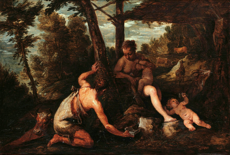 아담과 이브의 에덴 동산에서의 추방 - 다비드 테니에르 더 쥬네

Source:
Adam et Eve expulsés du Paradis - David Teniers le Jeune