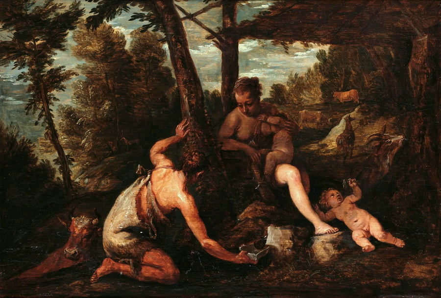 아담과 이브의 에덴 동산에서의 추방 - 다비드 테니에르 더 쥬네

Source:
Adam et Eve expulsés du Paradis - David Teniers le Jeune