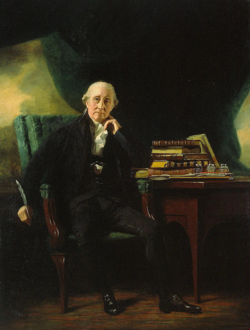 Adam Rolland de Gask II - Henry Raeburn image 1 copie peinte à la main à l’huile