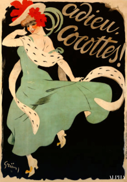 Adieu, Cocottes - Jules-Alexandre Grün - Reproductions de tableaux et peintures haut de gamme