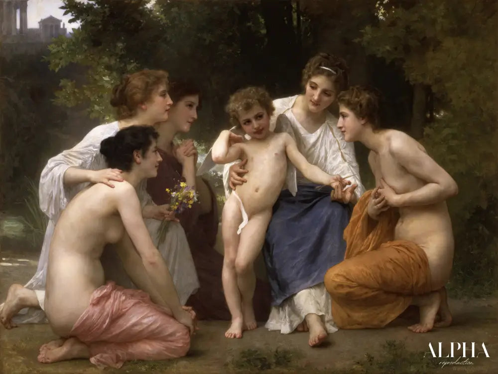 Admiration - William-Adolphe Bouguereau Reproductions de tableaux à la peinture à l’huile