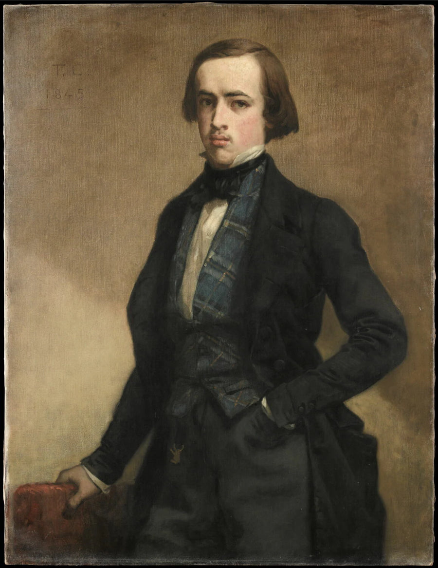 Adolphe Moreau (1827-1882), fils du collectionneur Adolphe Moreau et père du donateur des Musées Nationaux, Étienne Moreau-Nélaton. - Thomas Couture