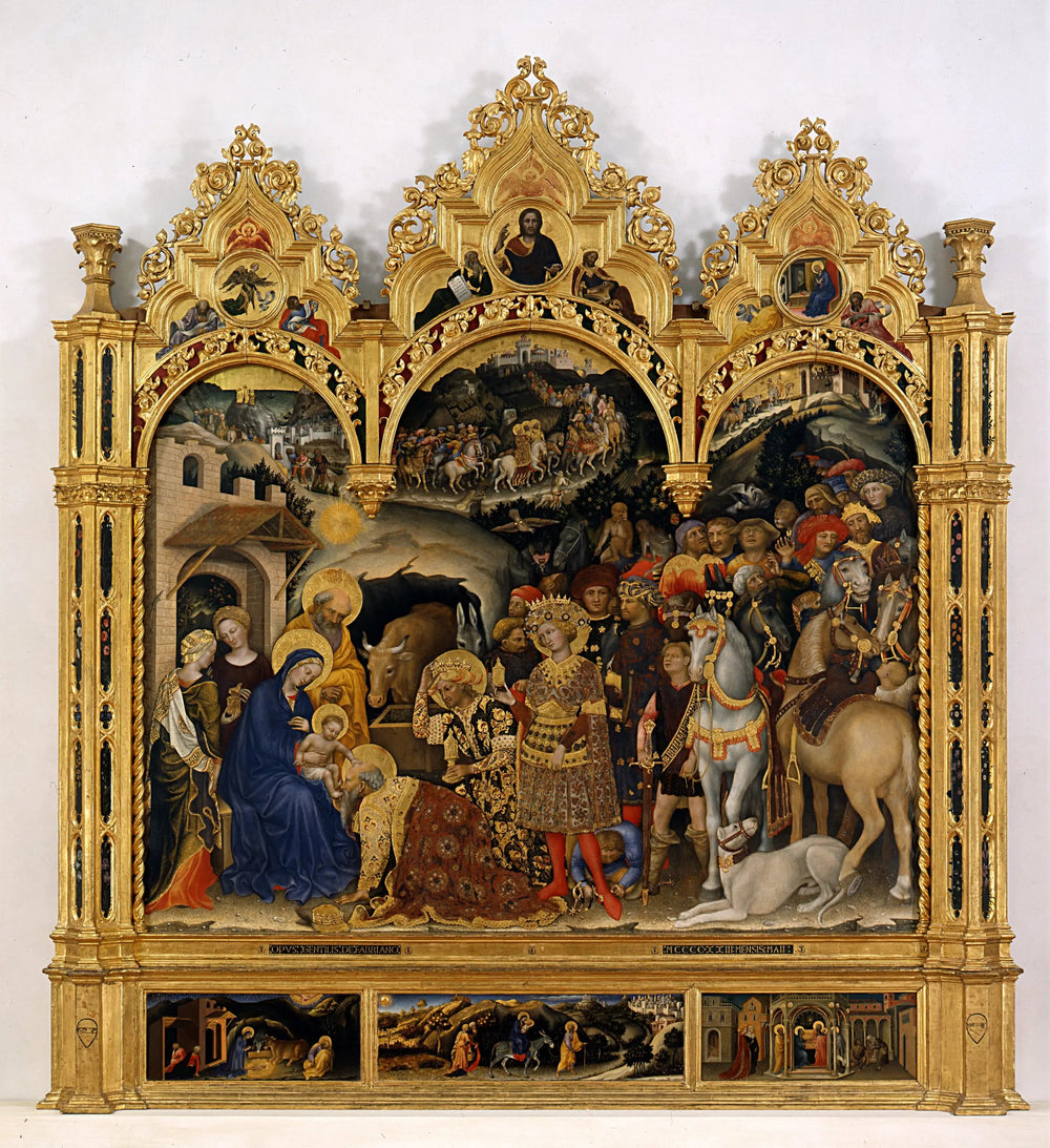 Adoration des mages - Gentile da Fabriano image 1 copie peinte à la main à l’huile