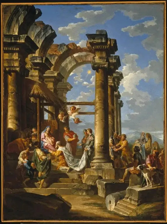 동방박사들의 경배 - 조반니 파올로 파니

Source:
Adoration des Mages - Giovanni Paolo Panini
