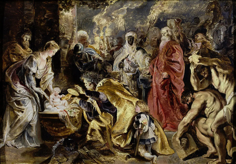 Adoration des mages - Peter Paul Rubens image 1 reproduction artisanale de tableau