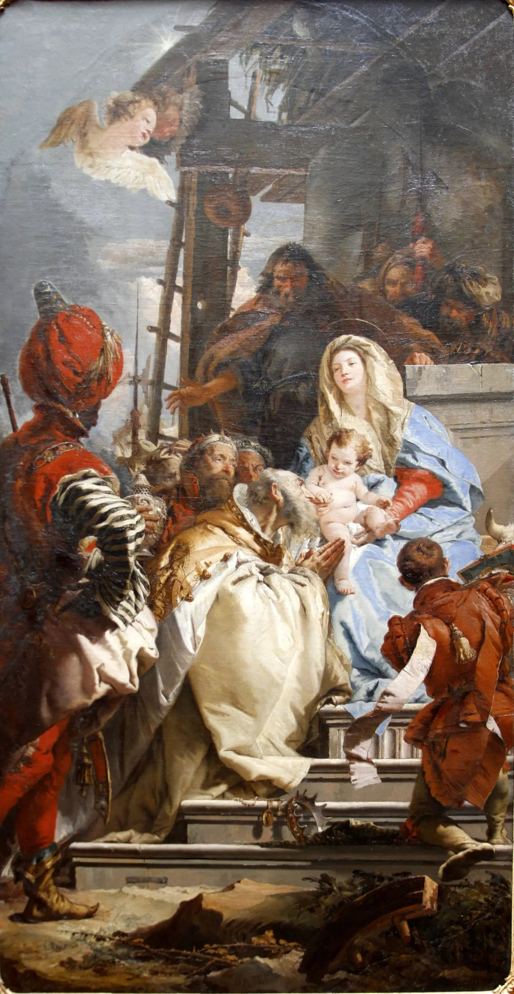 Adoration des Rois - Giovanni Battista Tiepolo image 1 copie de tableau peinte à la main