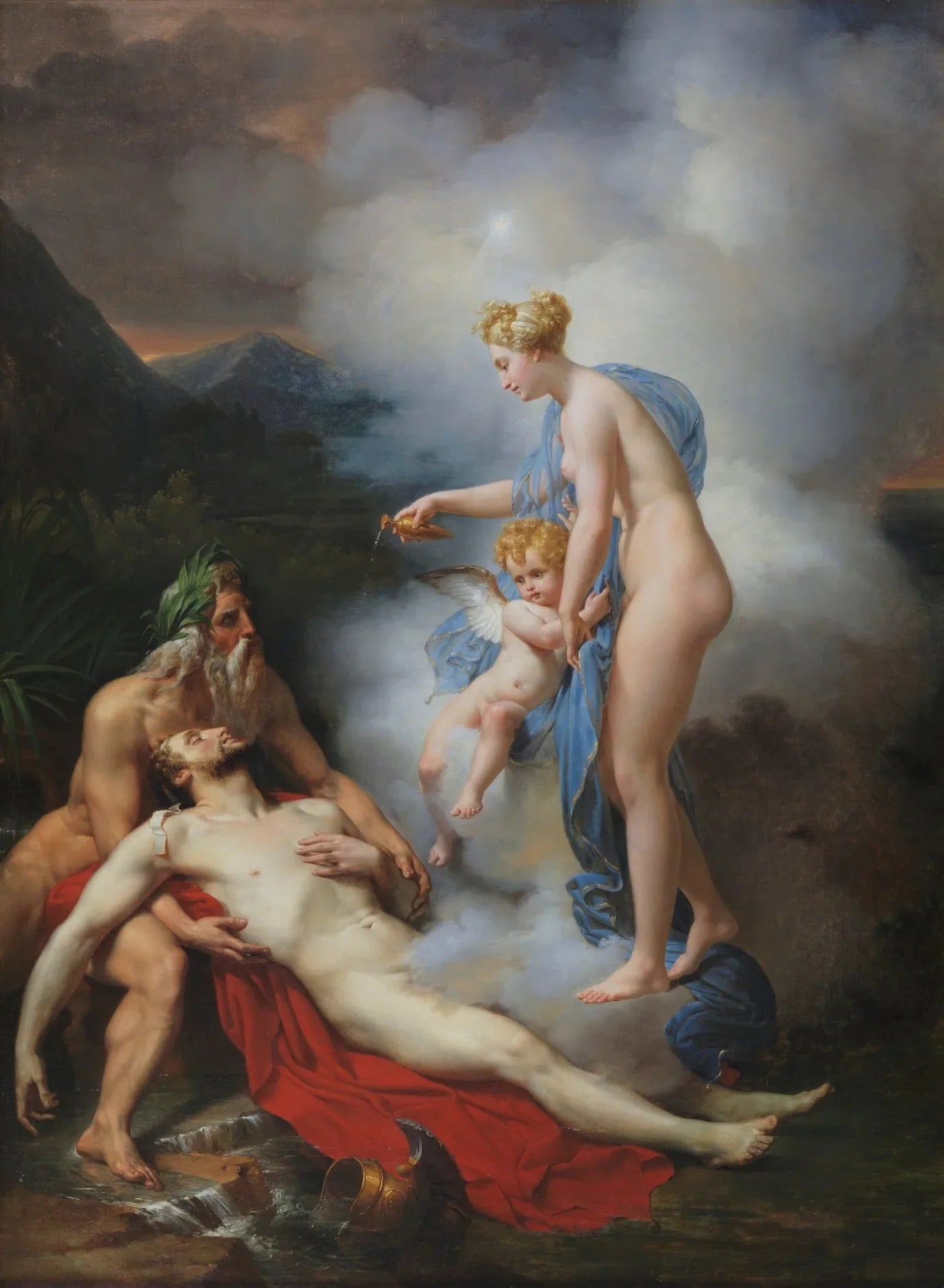 Aeneas Becomes a God - Merry-Joseph Blondel image 1 reproduction de peinture à l’huile