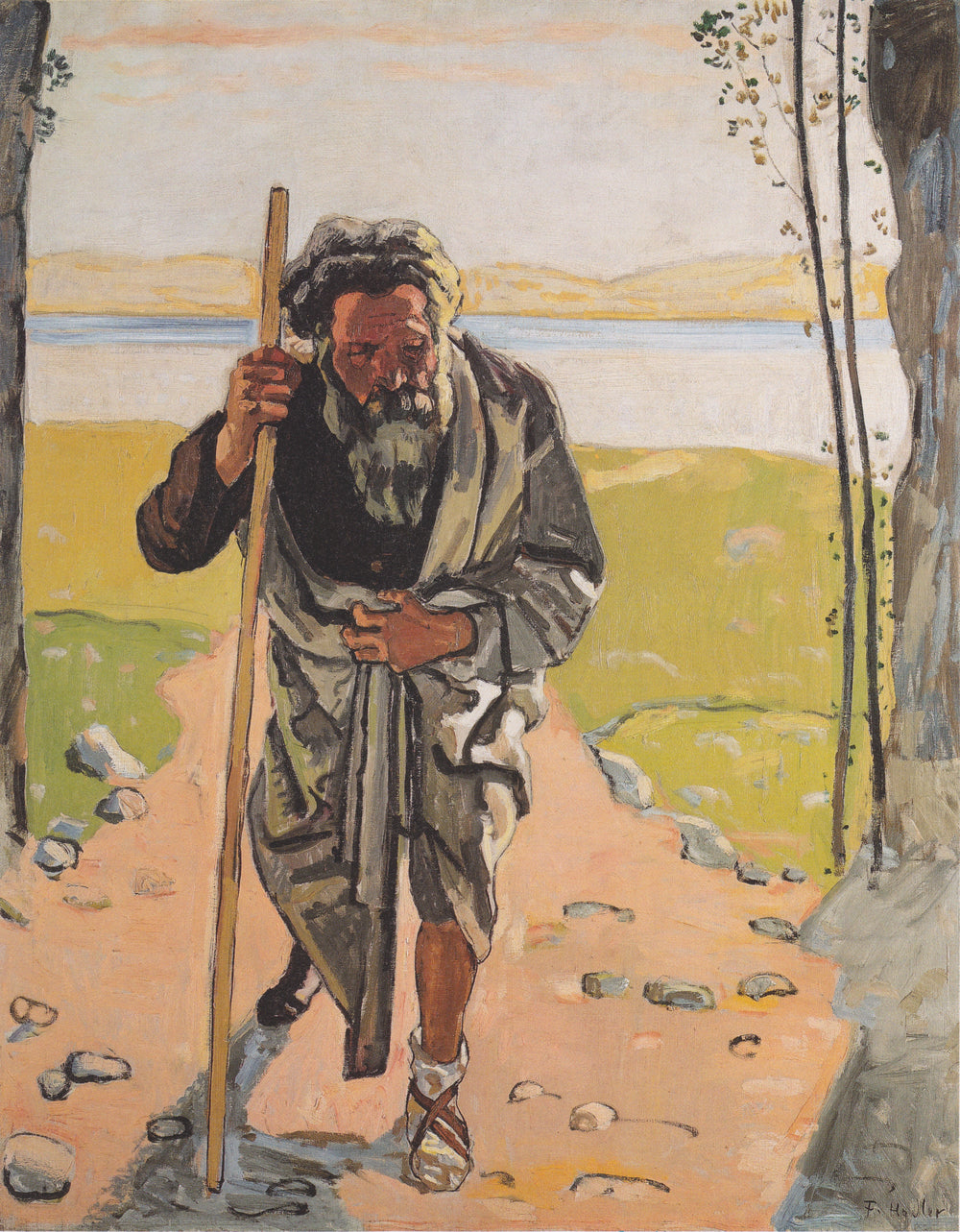 Ahasver - Ferdinand Hodler image 1 reproduction réalisée par Alpha Reproduction