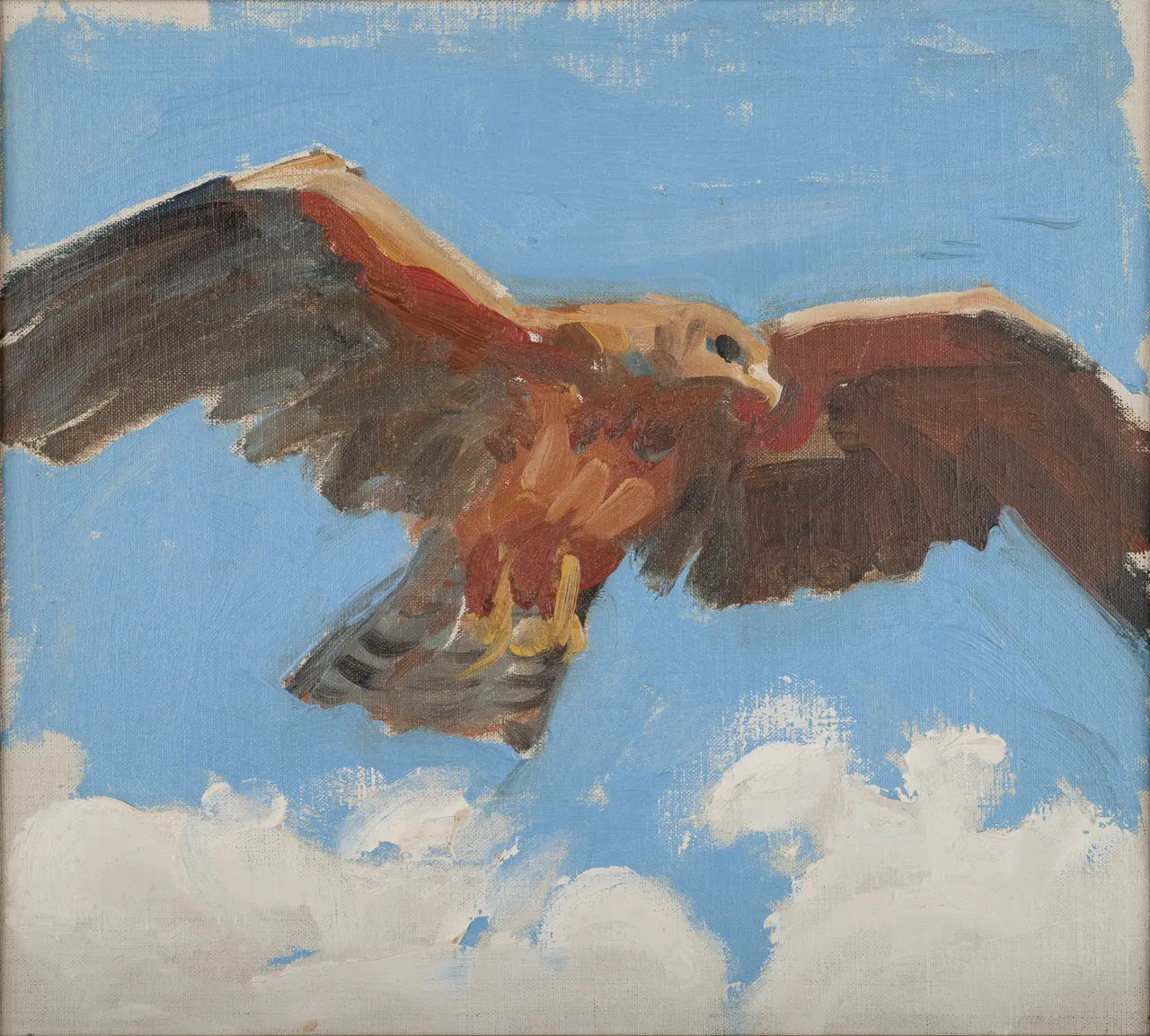 Le Faucon, peinture d’Akseli Gallen-Kallela