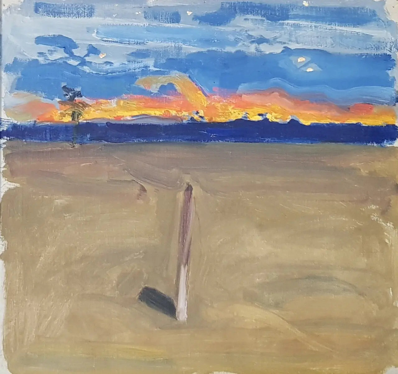 Feu de brousse, peinture d’Akseli Gallen-Kallela