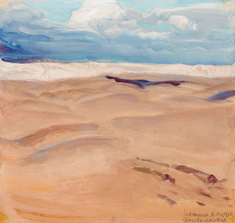Sahara, peinture d’Akseli Gallen-Kallela