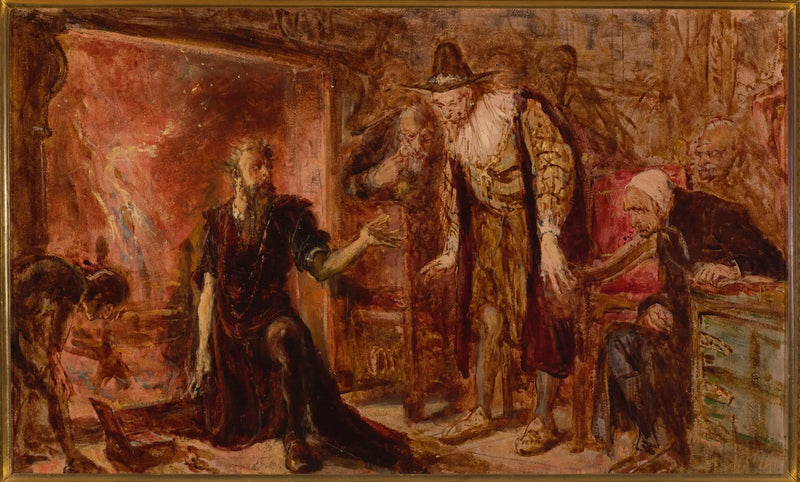 연금술사 센디보기우스와 지그문트 3세, 스케치 - 야니 마테이코

Source:
Alchimiste Sendivogius et Sigismond III, croquis - Jan Matejko
