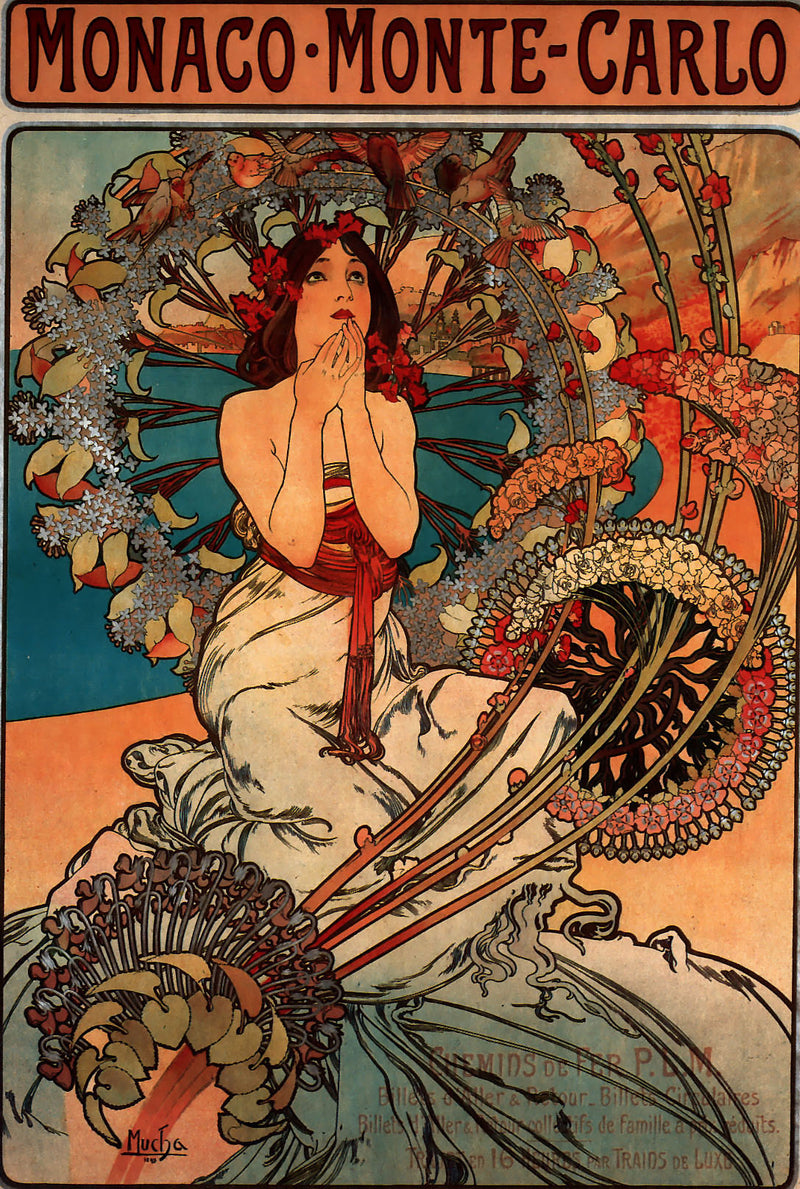 Monaco Monte Carlo (1897) - Alfons Mucha