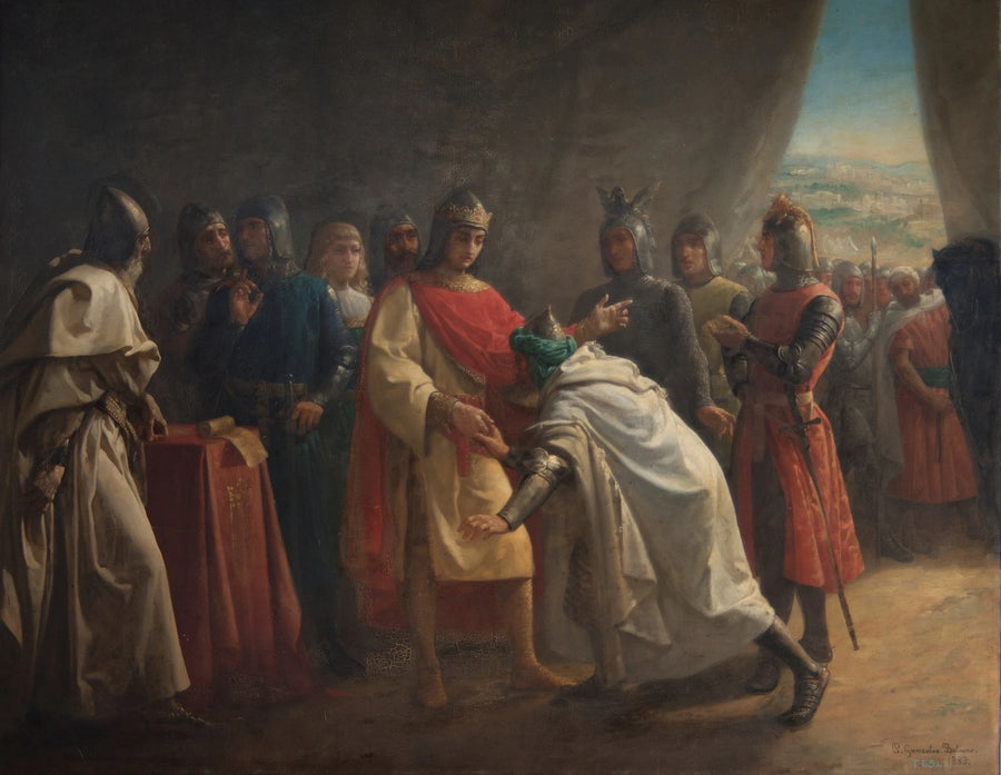 Alhamar, roi de Grenade, rend vassalité au roi de Castille Ferdinand III le Saint - Pedro González Bolívar