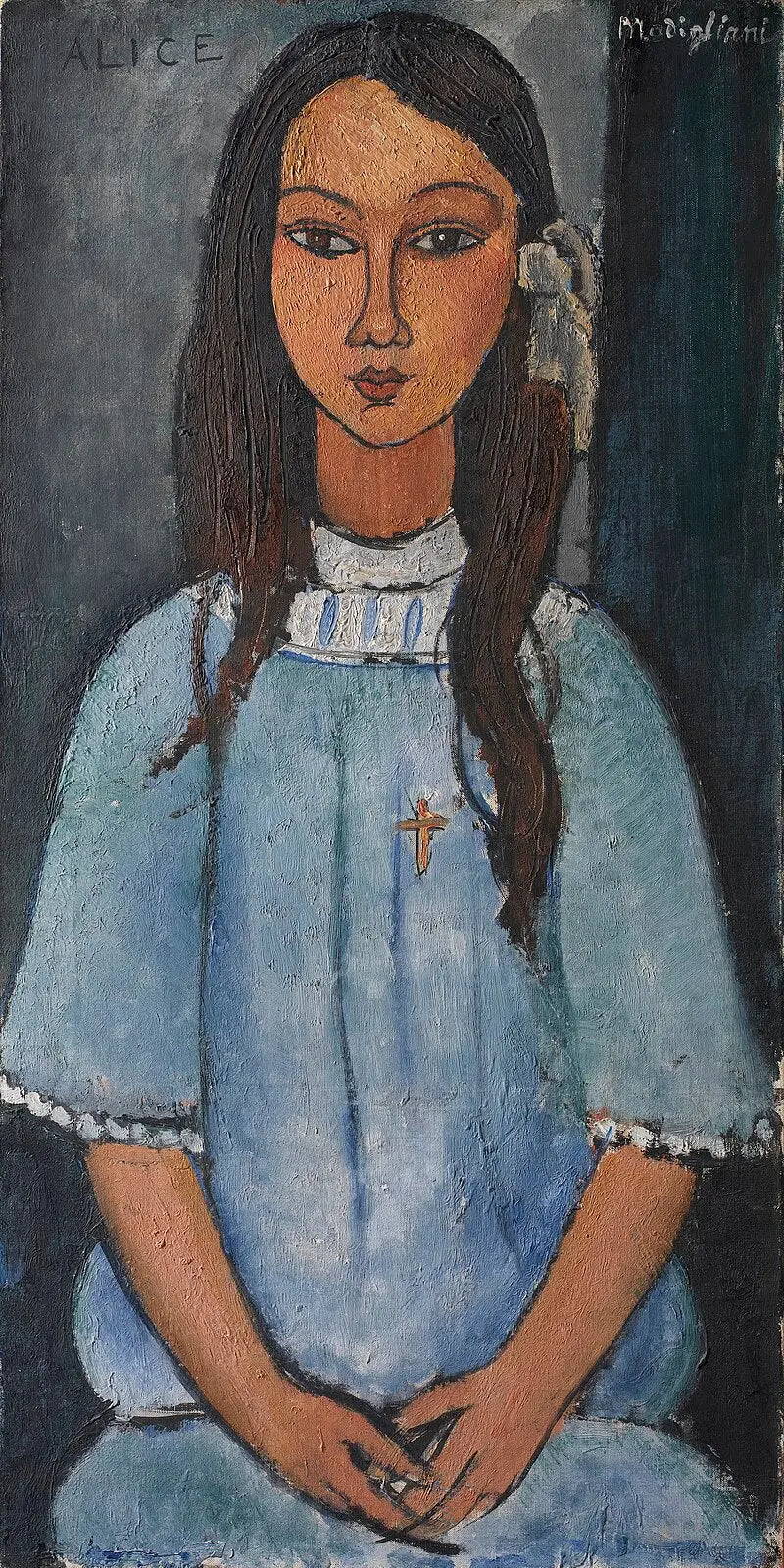 Reproduction du tableau « Alice - Amedeo Modigliani » par Alpha Reproduction en peinture à l’huile