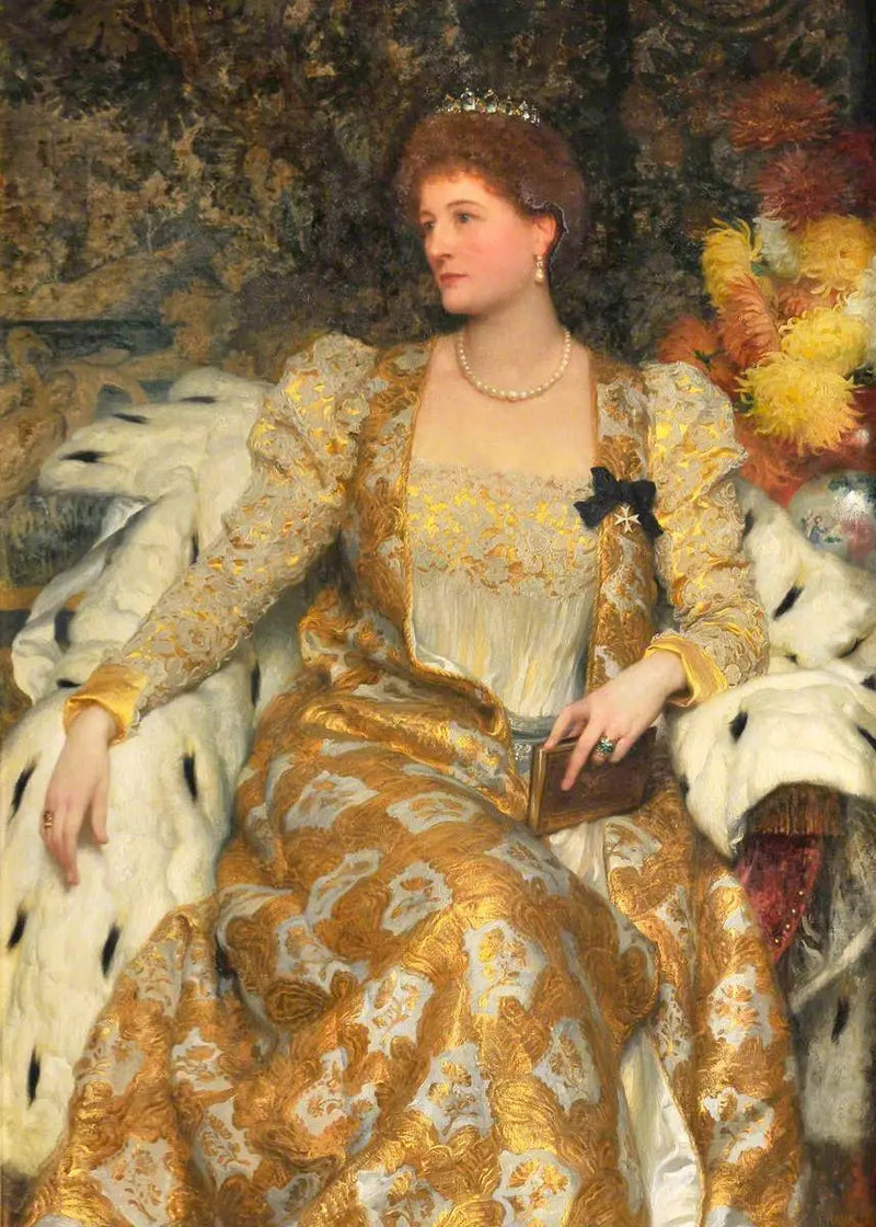 앨리스 앤 그레이엄-몽고메리, 버킹엄 및 챈도스 공작부인, 타튼의 에게튼 백작부인 (1847-1931) - 프랭크 버나드 딕시