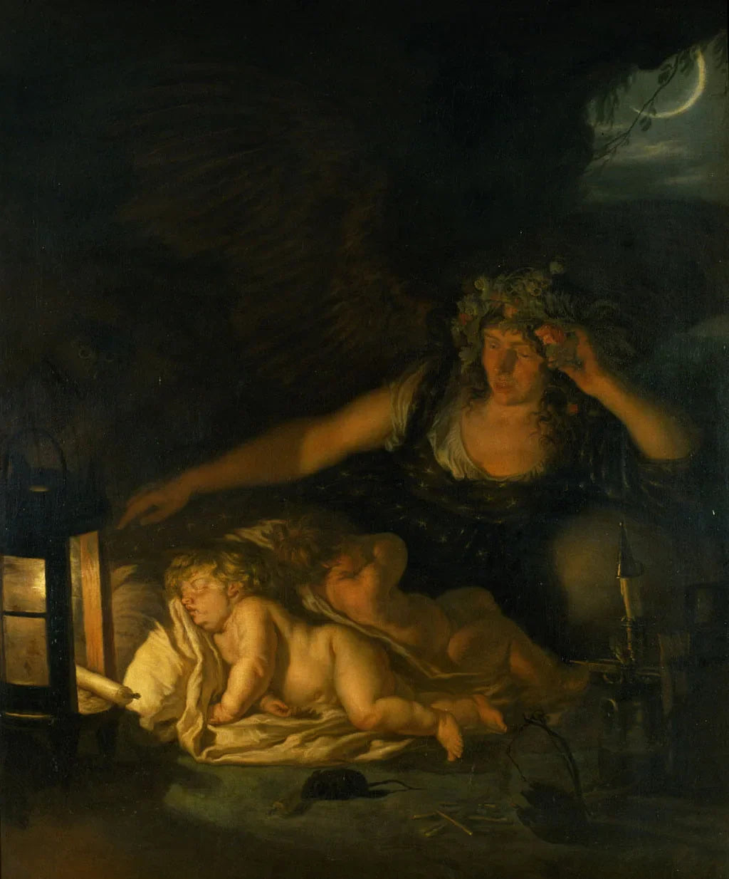 Allégorie de la nuit - Joachim von Sandrart