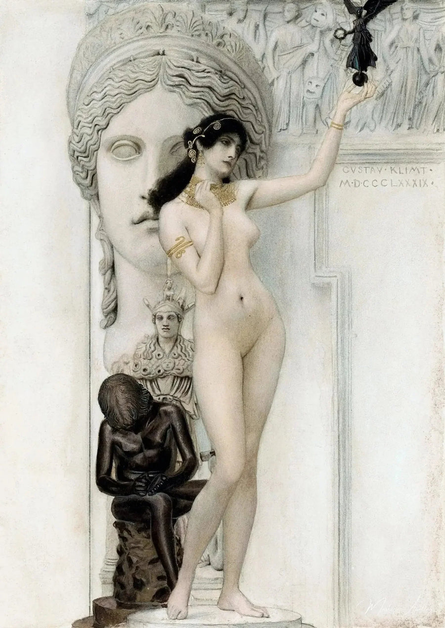 조각의 우화 - Gustav Klimt