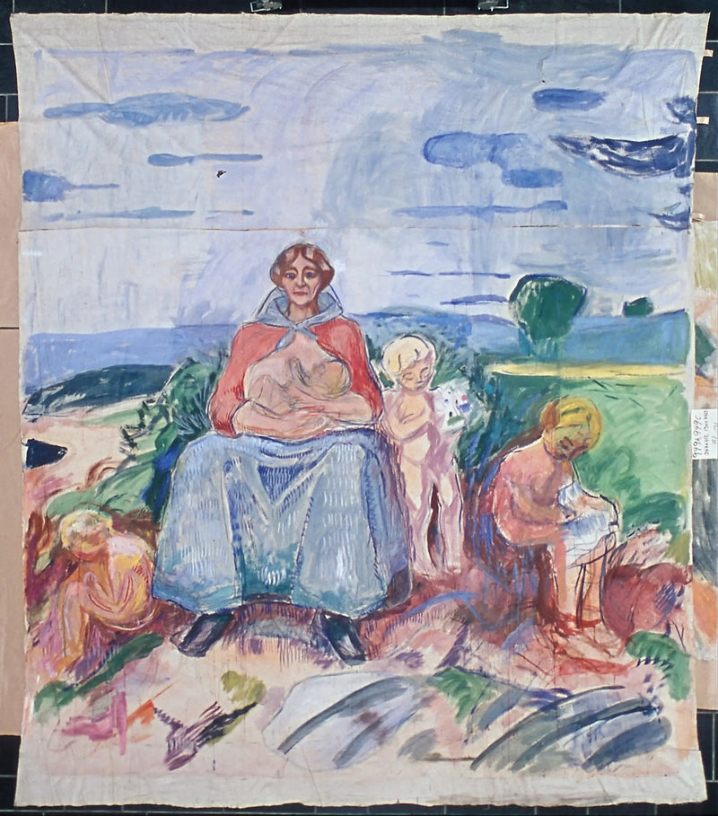 알마 마터: 중앙 부분 - 에드바르 뭉크