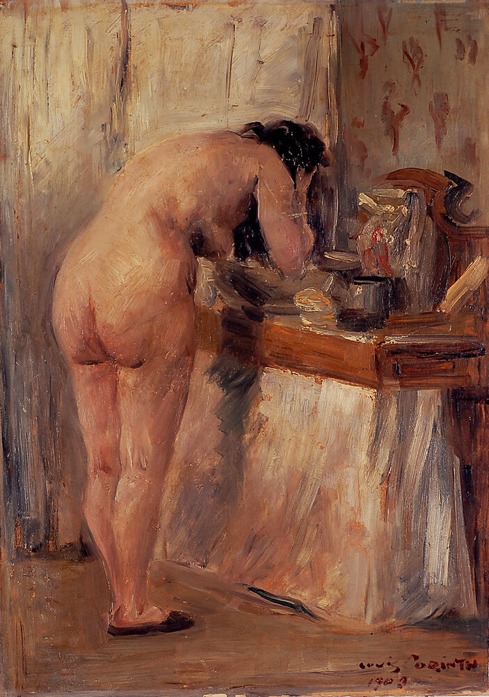 Am Waschtisch - Lovis Corinth