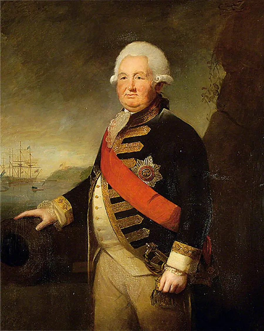 제독 Sir Edward Hughes (1720–1794) - Joshua Reynolds