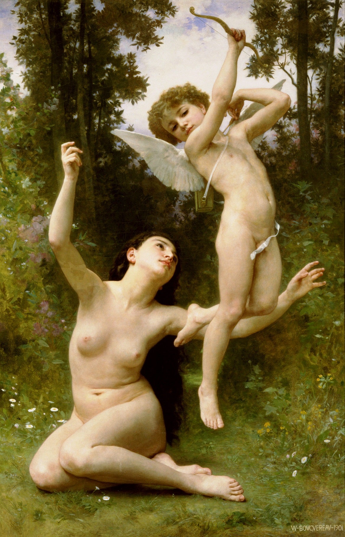L’Amour s’envole - Bouguereau