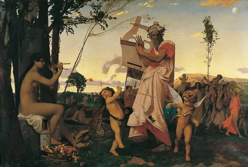 아나크레온, 바카스와 사랑 - 장 레옹 제롬
