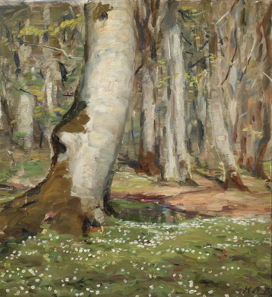 봄철 숲속의 수국. - H. A. Brendekilde

Source:
Anémones dans les bois au printemps. - H. A. Brendekilde