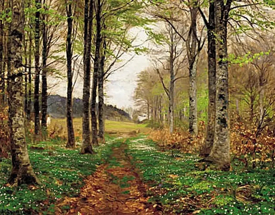봄철 숲속의 안개모네 - H. A. Brendekilde

Source:
Anémones dans une forêt au printemps. - H. A. Brendekilde