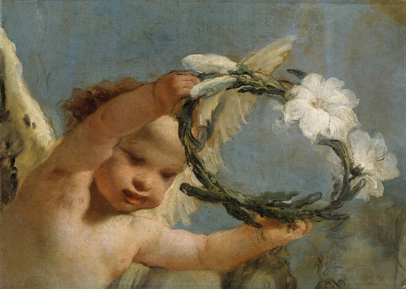 백합 화관을 쓴 천사 - 조반니 바티스타 티에폴로

Source:
Ange avec une couronne de lys - Giovanni Battista Tiepolo