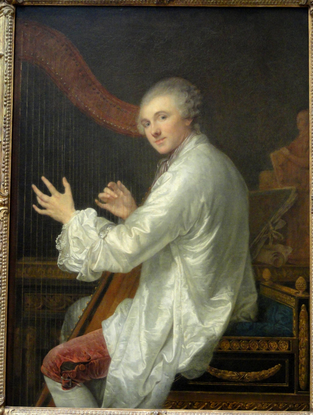 Ange Laurent de La Live de Jully - Jean-Baptiste Greuze image 1 reproduction de peinture à l’huile