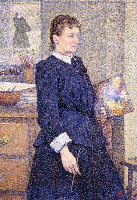 안나 보흐의 작업실에서, 1893 - 테오 반 리셀베르헤