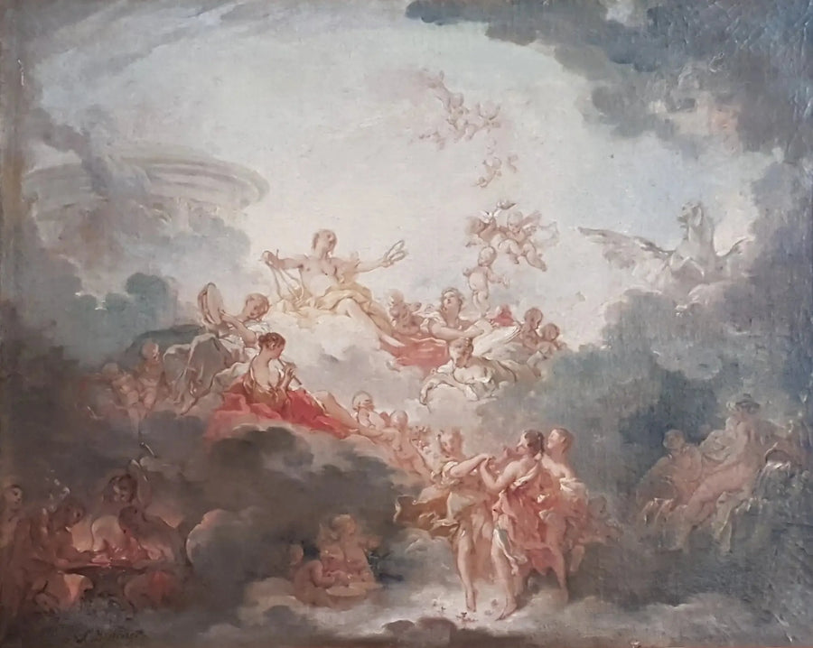 아폴론이 예술을 장식하는 모습 - 프랑수아 부셰

Source:
Apollon couronnant les arts - François Boucher
