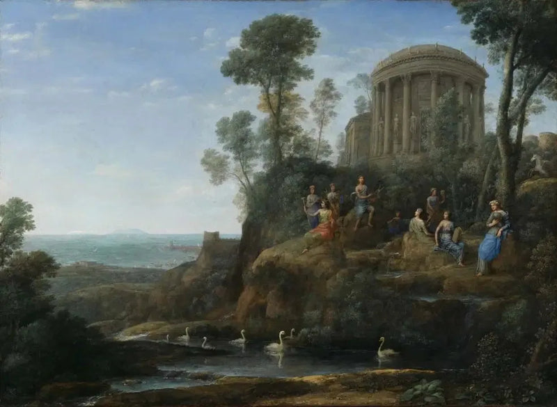 아폴론과 뮤즈들이 헬리콘 산에서 - 클로드 로렌

Source:
Apollon et les Muses sur le mont Hélicon - Claude Lorrain