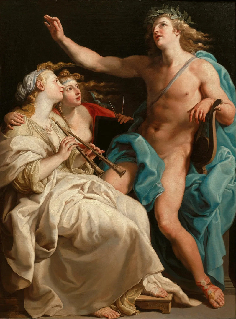 아폴론, 유테르페, 그리고 우라니에 - Pompeo Batoni