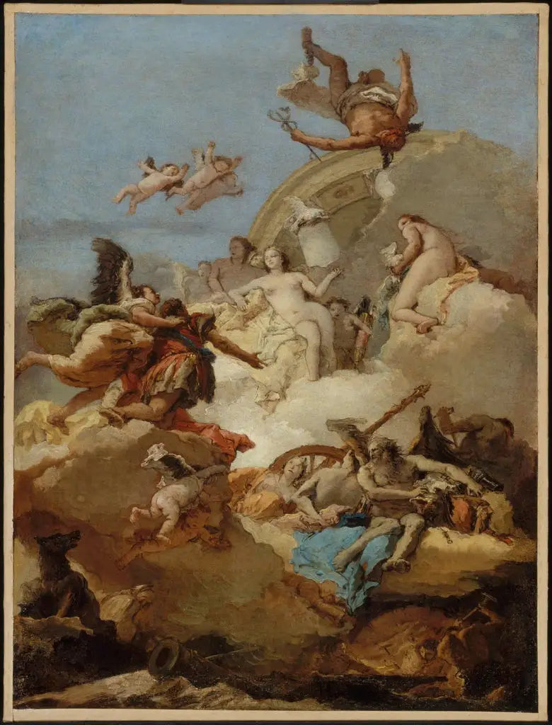 에네아스의 신전 - 조반니 바티스타 티에폴로

Source:
Apothéose d'Énée - Giovanni Battista Tiepolo