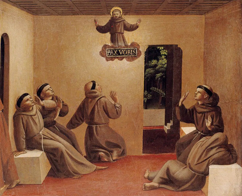 아를에서의 성 프란시스의 환영 - 프라 안젤리코

Source:
Apparition de Saint François à Arles - Fra Angelico