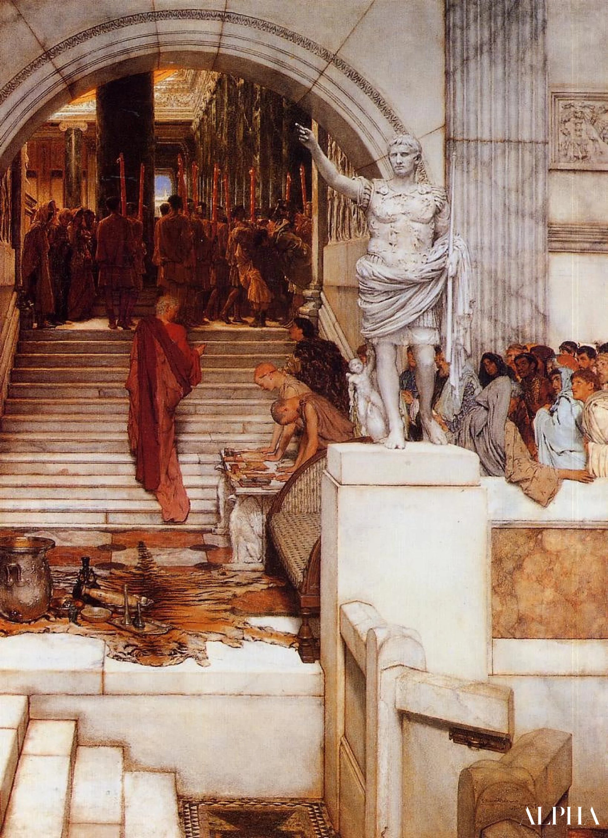 Après l’audience - Lawrence Alma-Tadema Reproductions de tableaux à la peinture à l’huile