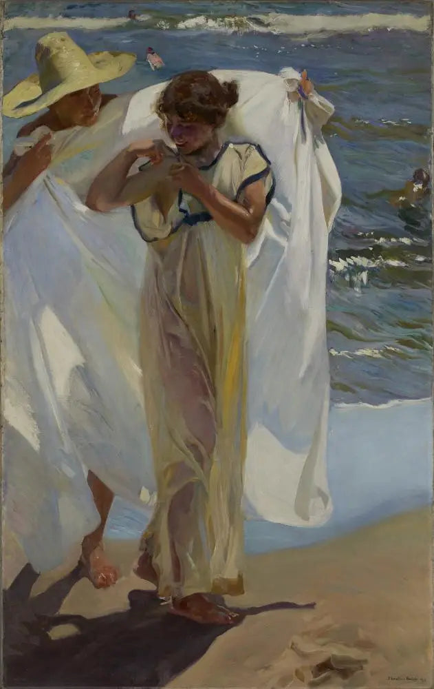 Après le bain - Joaquín Sorolla image 1 reproduction d’œuvre d’art à l’huile