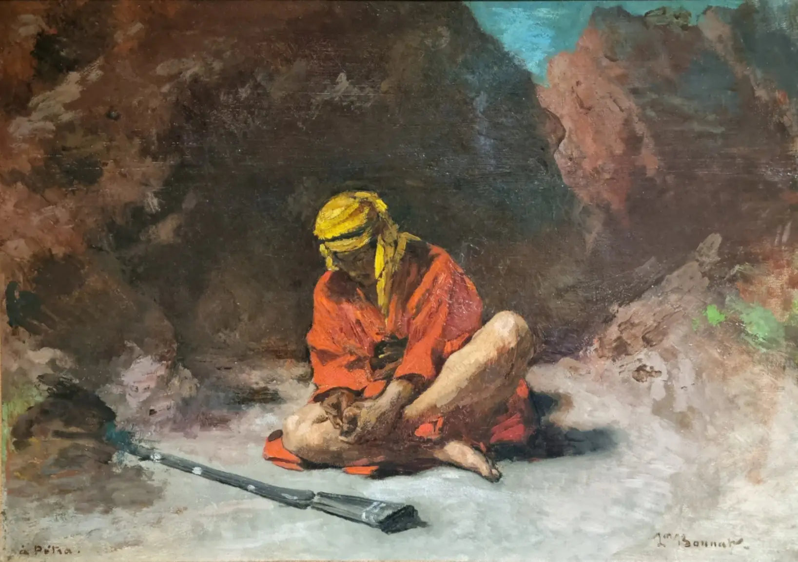 Arabe enlevant une épine de son pied - Léon Bonnat - Alpha Reproduction